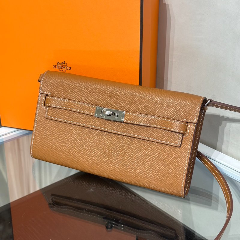 HERMES Kelly To Go - 金棕銀 K-3