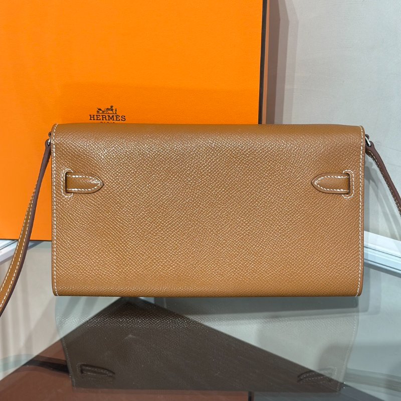 HERMES Kelly To Go - 金棕銀 K-4