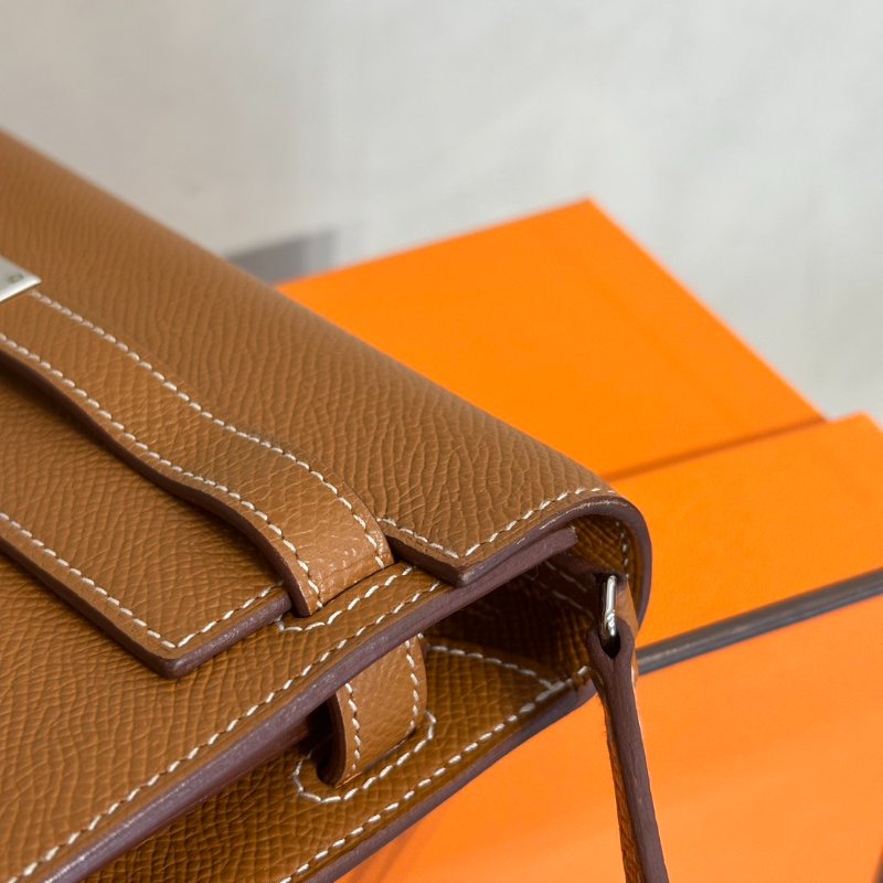 HERMES Kelly To Go - 金棕銀 K-7