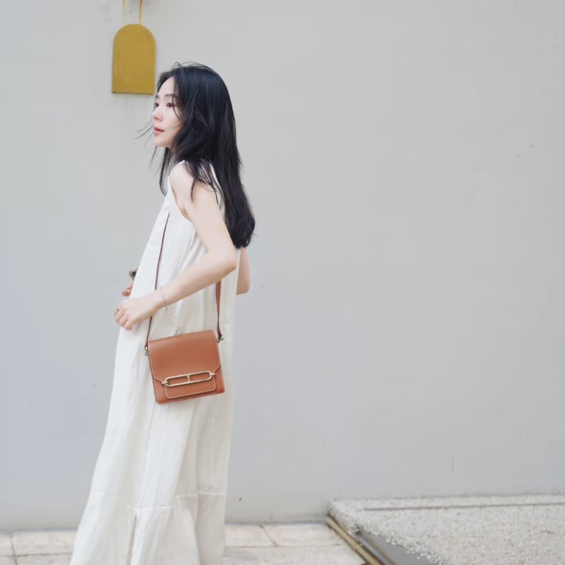 HERMES Mini Roulis - 金棕金 Y-1