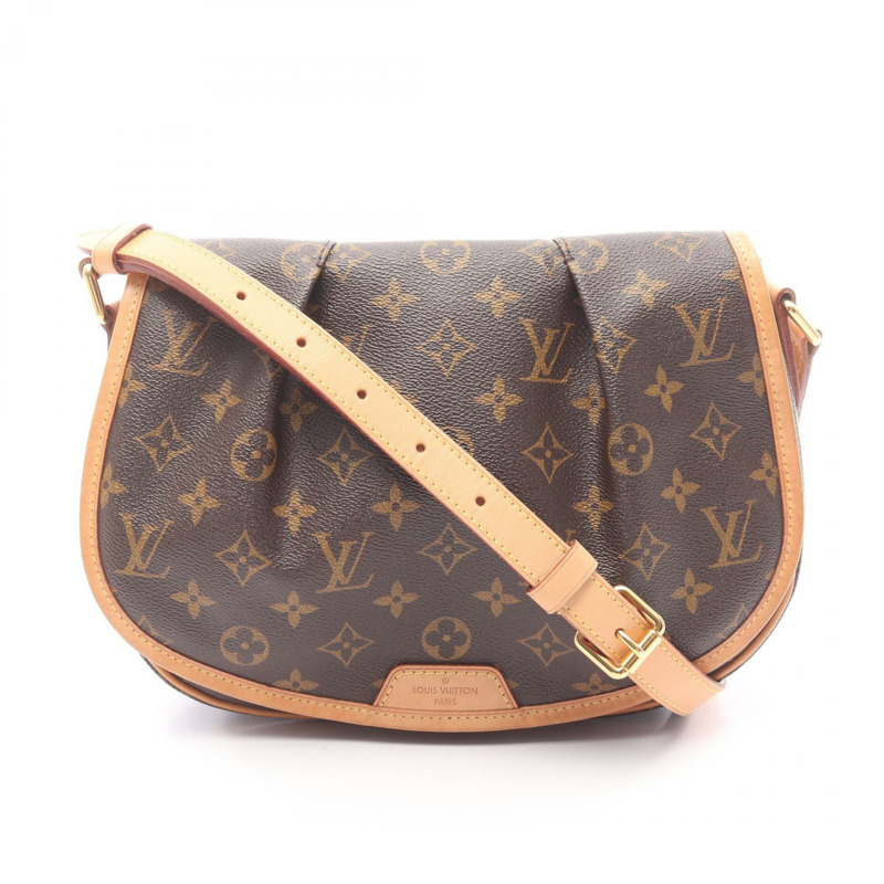 路易威登 Menilmontan PM 斜背包 M40474 Monogram 帆布二手-0