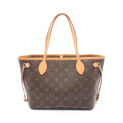 路易威登 Neverfull PM 單肩手提包 M40155 Monogram 帆布 棕色 二手