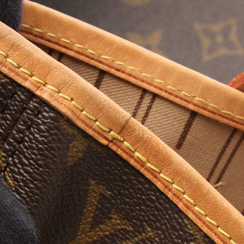 路易威登 Neverfull PM 單肩手提包 M40155 Monogram 帆布 棕色 二手-7