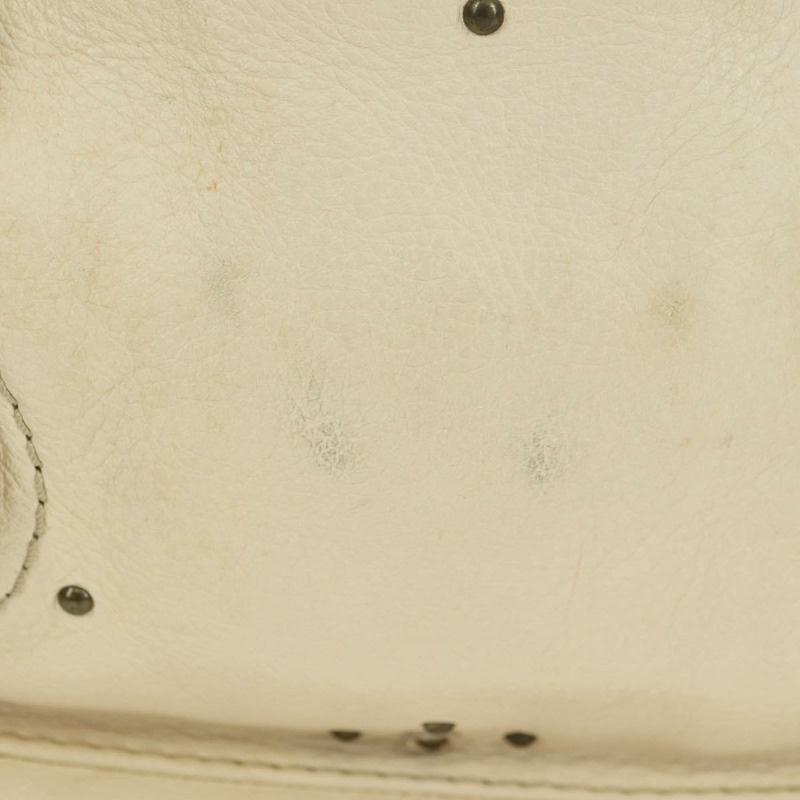 【日本直送】Chloe Paddington 手提包 皮革 白色 銀色 正品 178520V-3