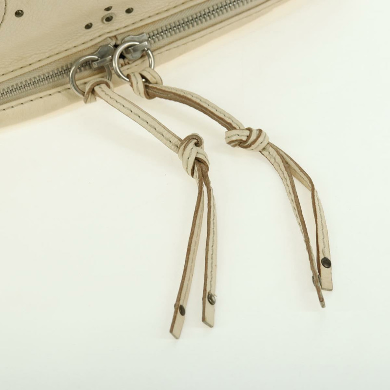 【日本直送】Chloe Paddington 手提包 皮革 白色 銀色 正品 178520V-19