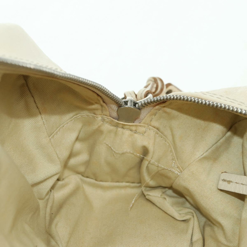 【日本直送】Chloe Paddington 手提包 皮革 白色 銀色 正品 178520V-27