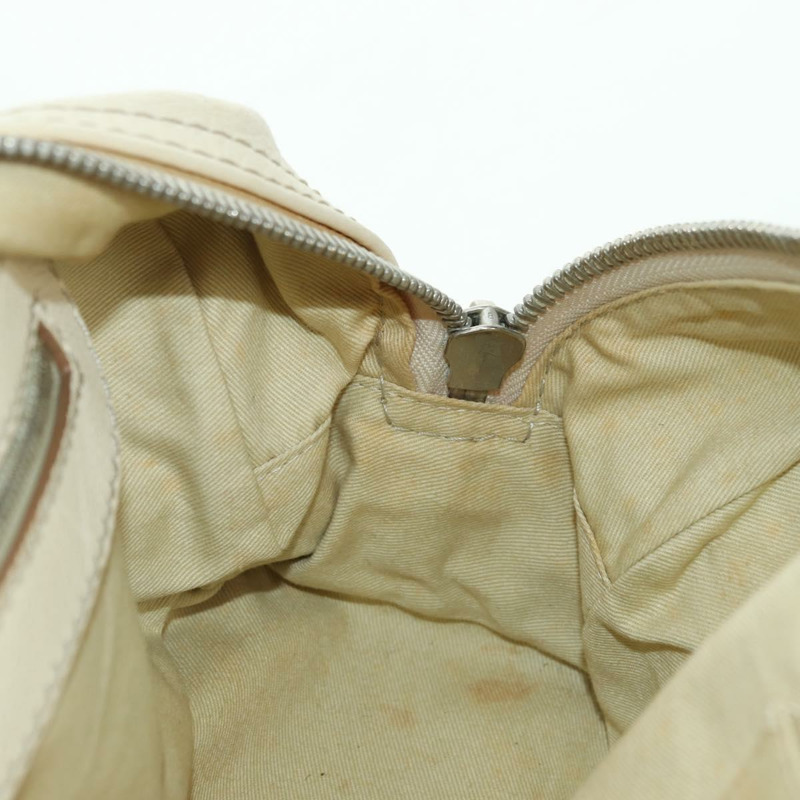 【日本直送】Chloe Paddington 手提包 皮革 白色 銀色 正品 178520V-28