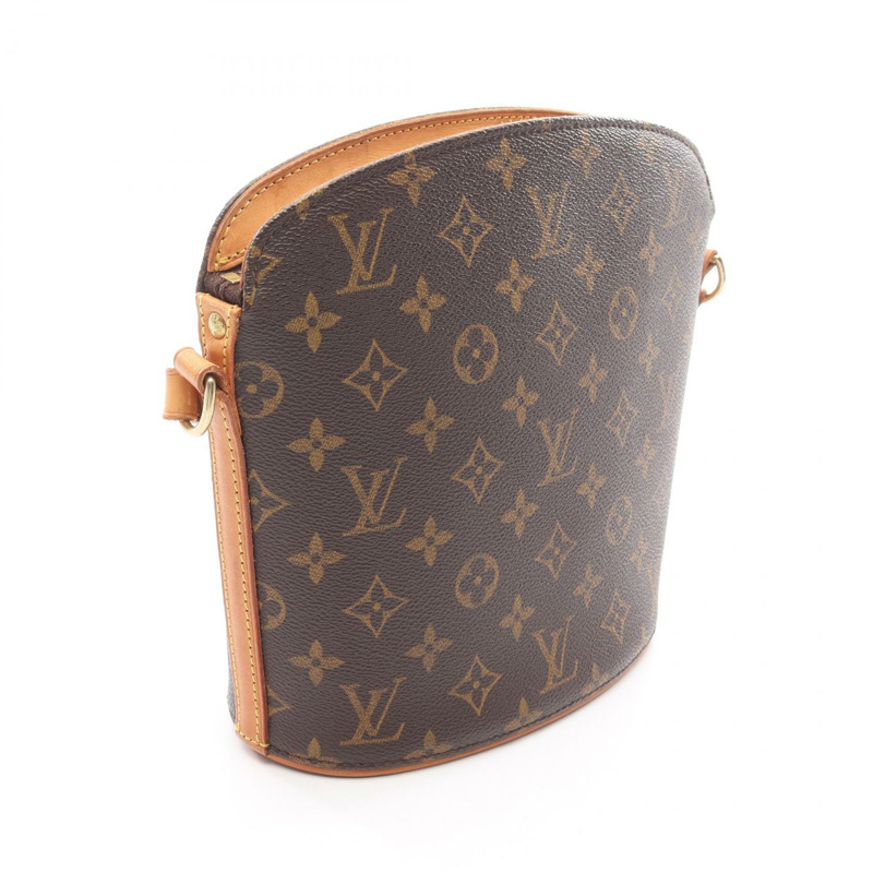 路易威登 Drouo 單肩包 M51290 Monogram 帆布皮革棕色二手女士-1