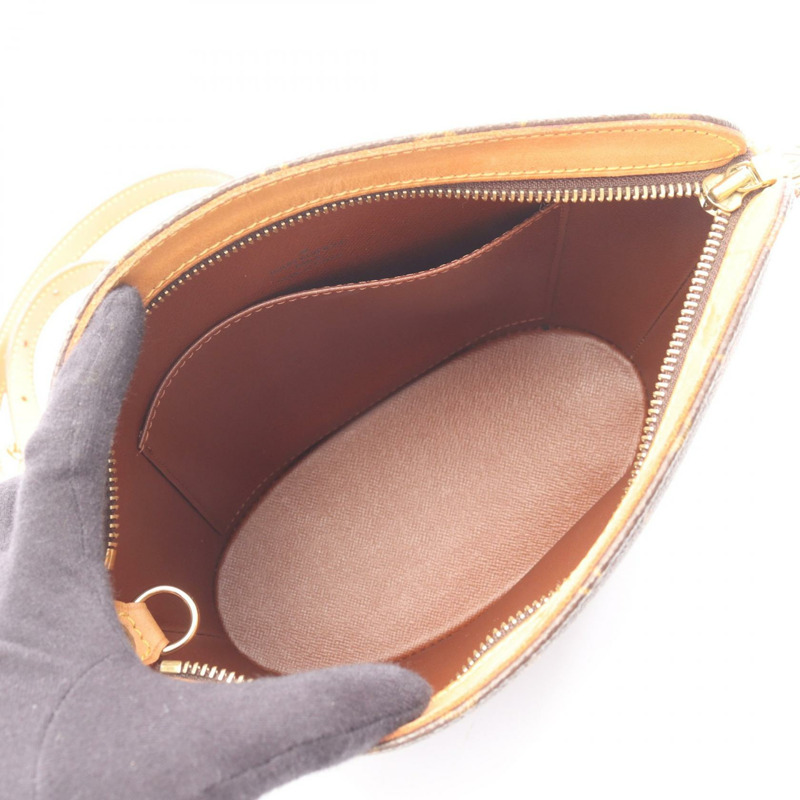 路易威登 Drouo 單肩包 M51290 Monogram 帆布皮革棕色二手女士-2