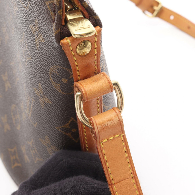 路易威登 Drouo 單肩包 M51290 Monogram 帆布皮革棕色二手女士-11