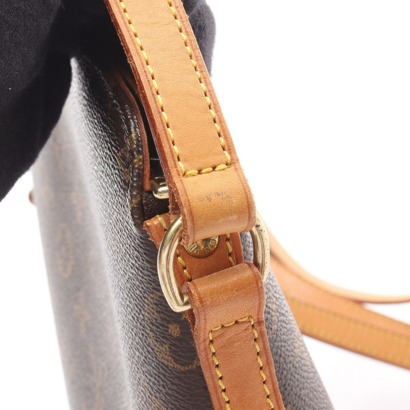 路易威登 Drouo 單肩包 M51290 Monogram 帆布皮革棕色二手女士-12