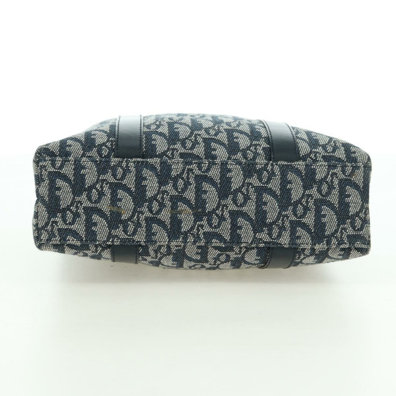 【日本直送】Christian Dior Trotter帆布手提包 海軍藍 金色 正品 ki6642V-4