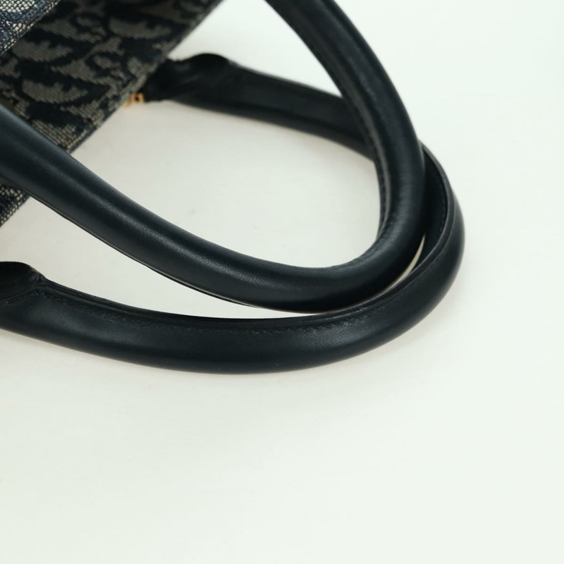 【日本直送】Christian Dior Trotter帆布手提包 海軍藍 金色 正品 ki6642V-6