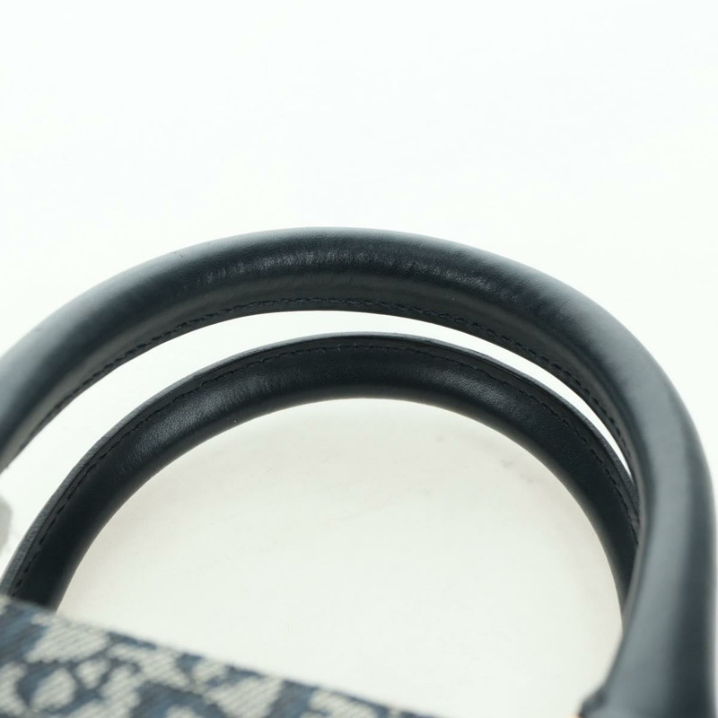 【日本直送】Christian Dior Trotter帆布手提包 海軍藍 金色 正品 ki6642V-7