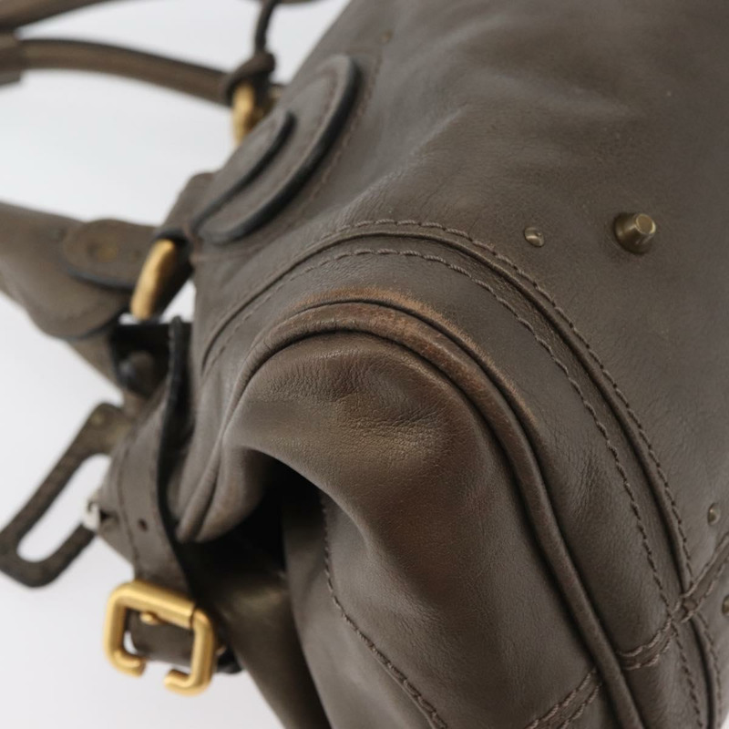 【日本直送】Chloe Paddington 手提包 皮革 金銀 正品 BA12531A-8