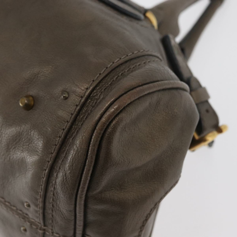 【日本直送】Chloe Paddington 手提包 皮革 金銀 正品 BA12531A-15