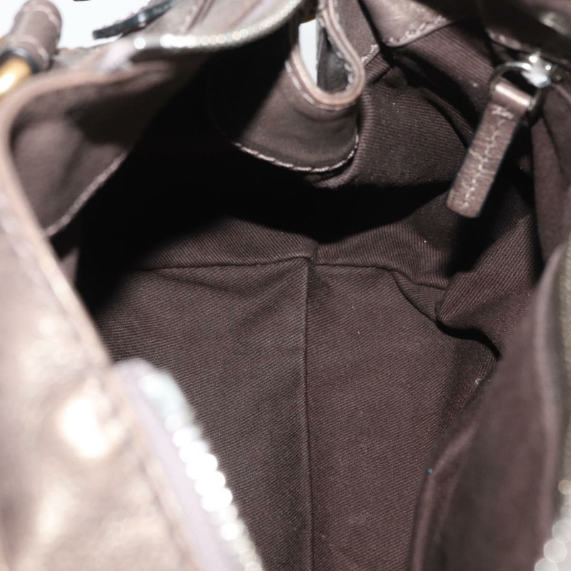 【日本直送】Chloe Paddington 手提包 皮革 金銀 正品 BA12531A-21