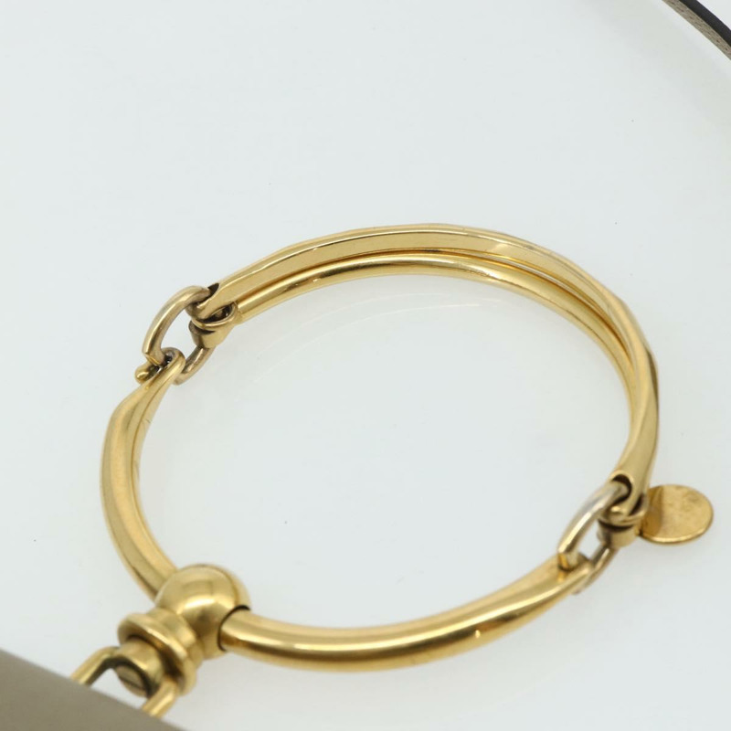 【日本直送】Chloe Nile 手提包 皮革 兩用 灰色 金色 正品 179156A-7