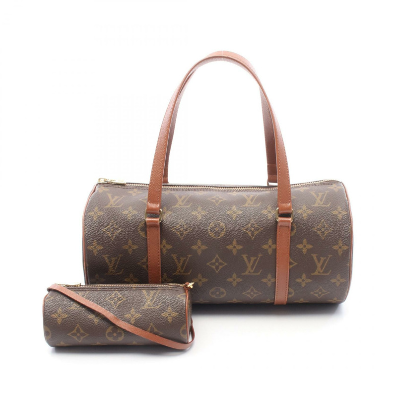 路易威登 Papillon 30 Old 單背包 M51365 Monogram 帆布 棕色 二手-0