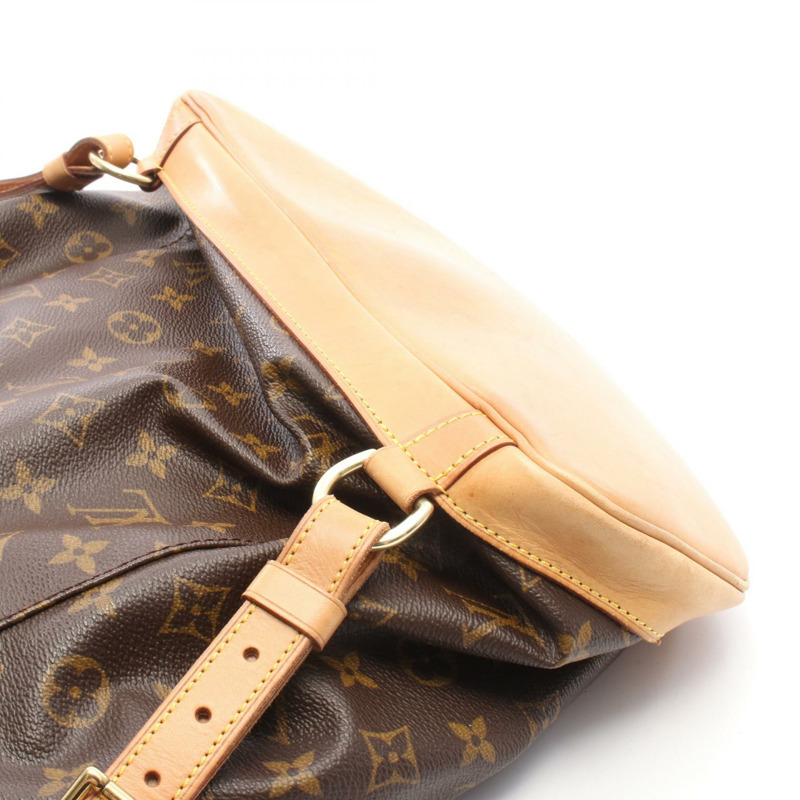 路易威登 Montsouris GM 雙肩包 M51135 Monogram 帆布 棕色 二手-6