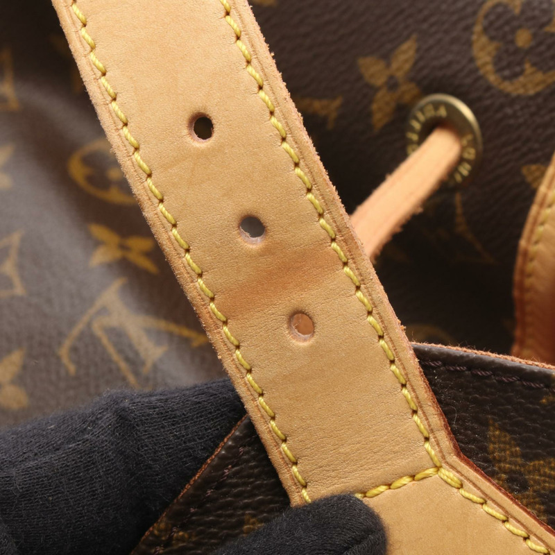 路易威登 Montsouris GM 雙肩包 M51135 Monogram 帆布 棕色 二手-12