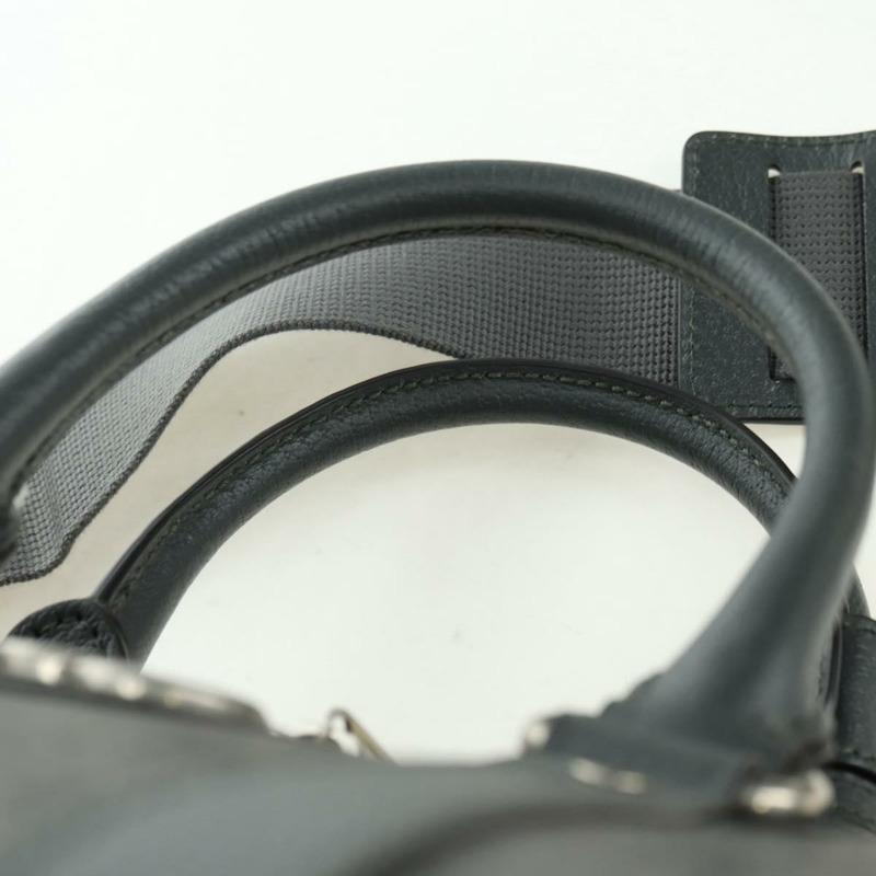 【日本直送】GUCCI GG Supreme Ophidia 波士頓包 PVC 灰銀色 724612 Auth mr2423M-13