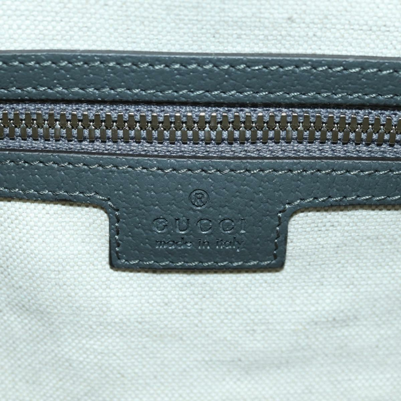【日本直送】GUCCI GG Supreme Ophidia 波士頓包 PVC 灰銀色 724612 Auth mr2423M-23