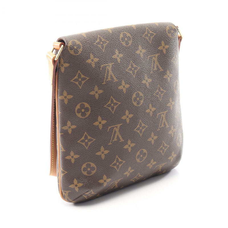路易威登 Musette Salsa 短版肩背包 M51258 Monogram 帆布 棕色 二手-1