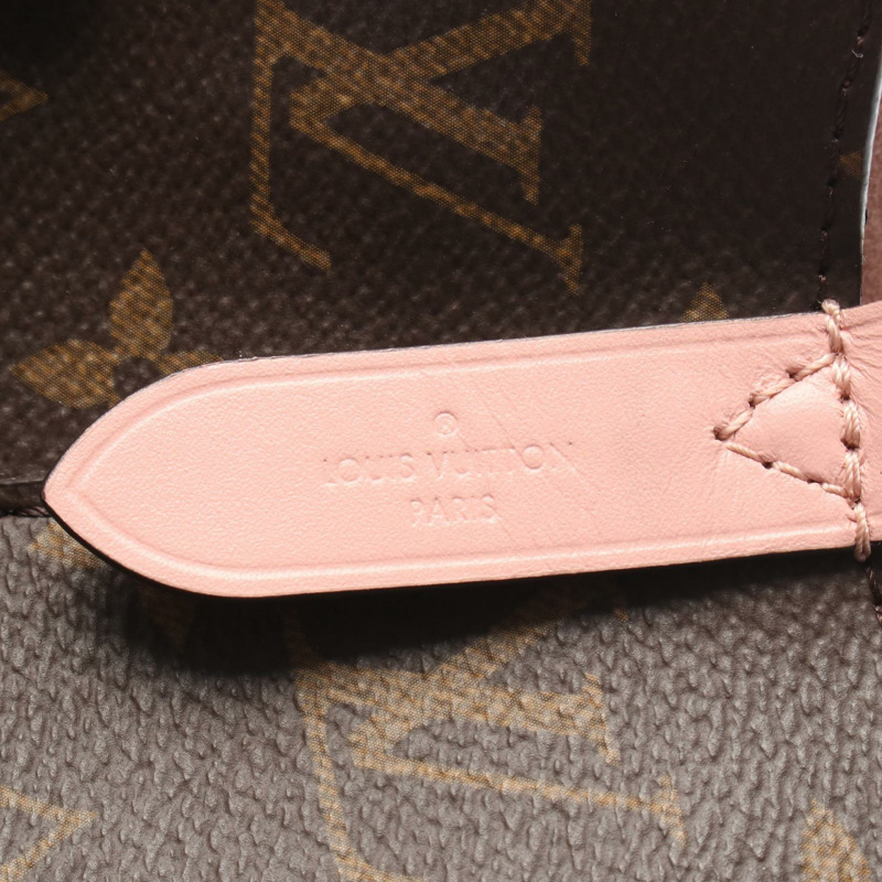 路易威登 NeoNoe 單肩包 M44022 Monogram 帆布皮革 棕色粉紅色 LV-3