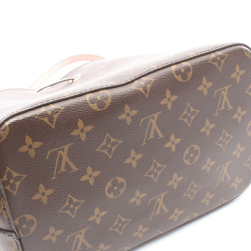 路易威登 NeoNoe 單肩包 M44022 Monogram 帆布皮革 棕色粉紅色 LV-7