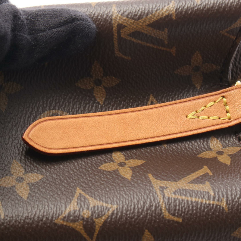 路易威登 Montaigne MM 單肩手提包 M41056 Monogram 帆布皮革二手-6