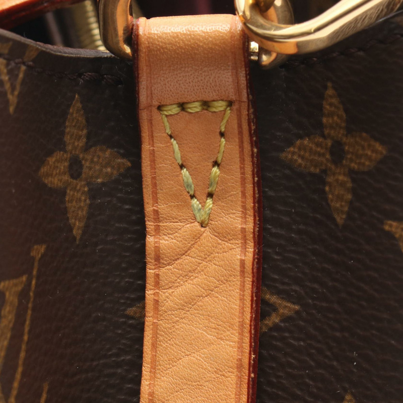路易威登 Montaigne MM 單肩手提包 M41056 Monogram 帆布皮革二手-6