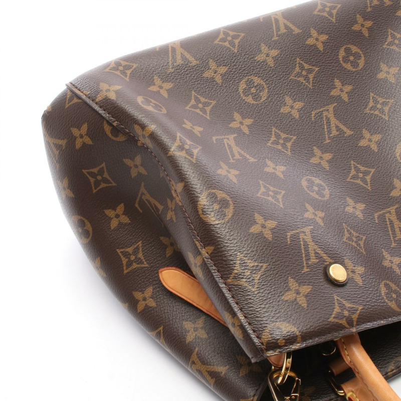 路易威登 Montaigne MM 單肩手提包 M41056 Monogram 帆布皮革二手-8