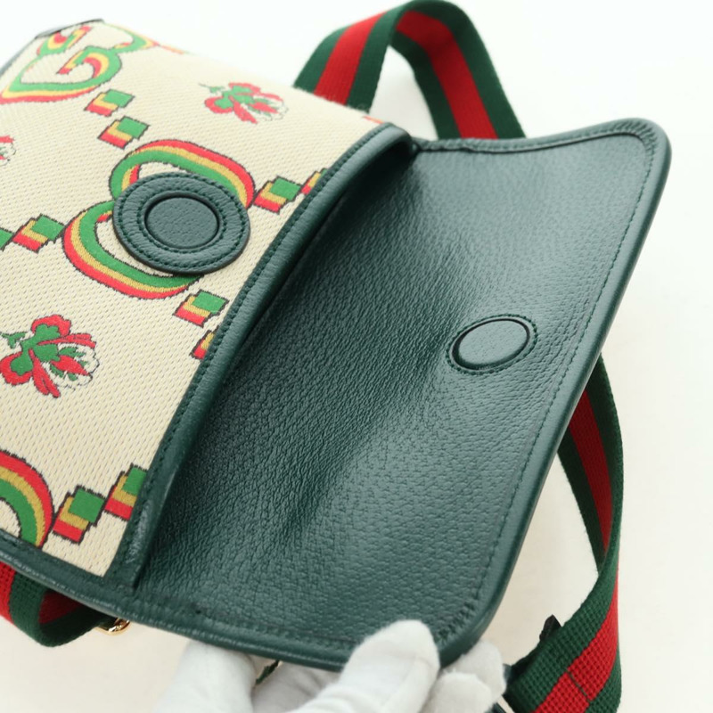 【日本直送】GUCCI Web Sherry Line帆布包100週年紀念款米色493930正品mr2495V-8