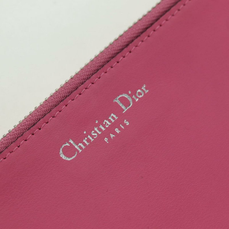 【日本直送】Christian Dior Lady Dior 三色皮革雙肩包，海軍藍/銀色，正品 am11597SAM-21