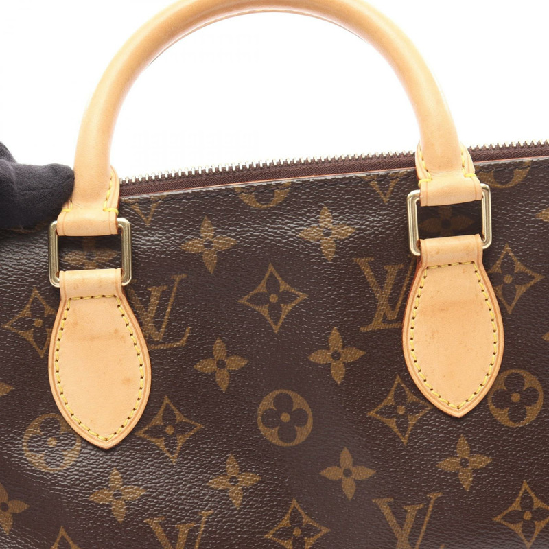 路易威登 Popincourt 手提包 M40009 Monogram 帆布皮革棕色二手女士-6