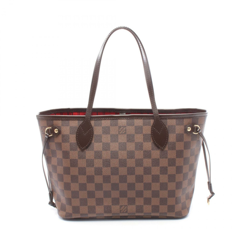 路易威登 Neverfull PM 單肩背包 N51109 Damier 帆布皮革款 二手-0