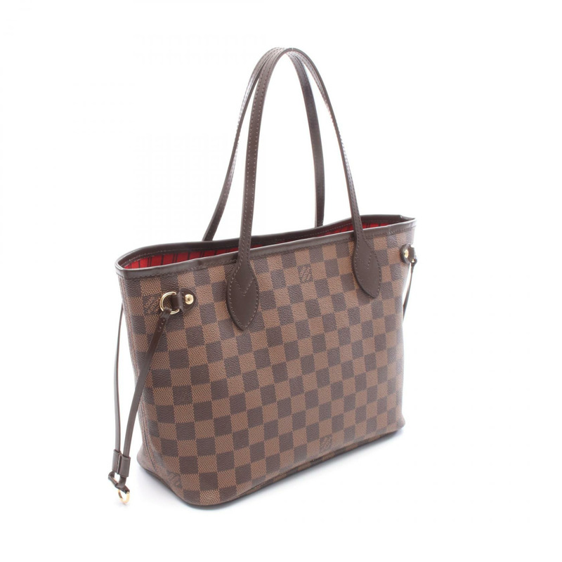 路易威登 Neverfull PM 單肩背包 N51109 Damier 帆布皮革款 二手-1