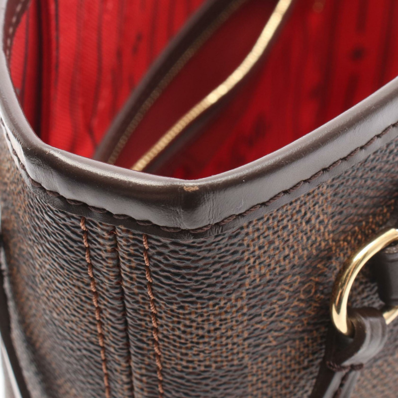 路易威登 Neverfull PM 單肩背包 N51109 Damier 帆布皮革款 二手-6