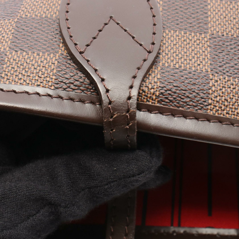 路易威登 Neverfull PM 單肩背包 N51109 Damier 帆布皮革款 二手-7