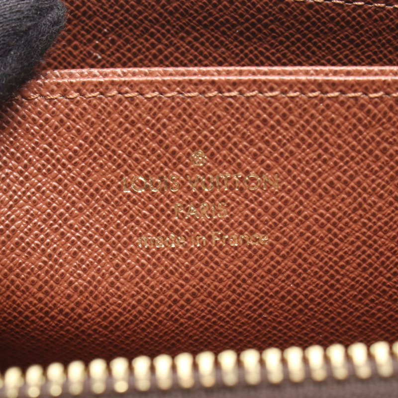 路易威登 Zippy 長版皮夾 M42616 Monogram 帆布棕色二手男女通用款 LV-4