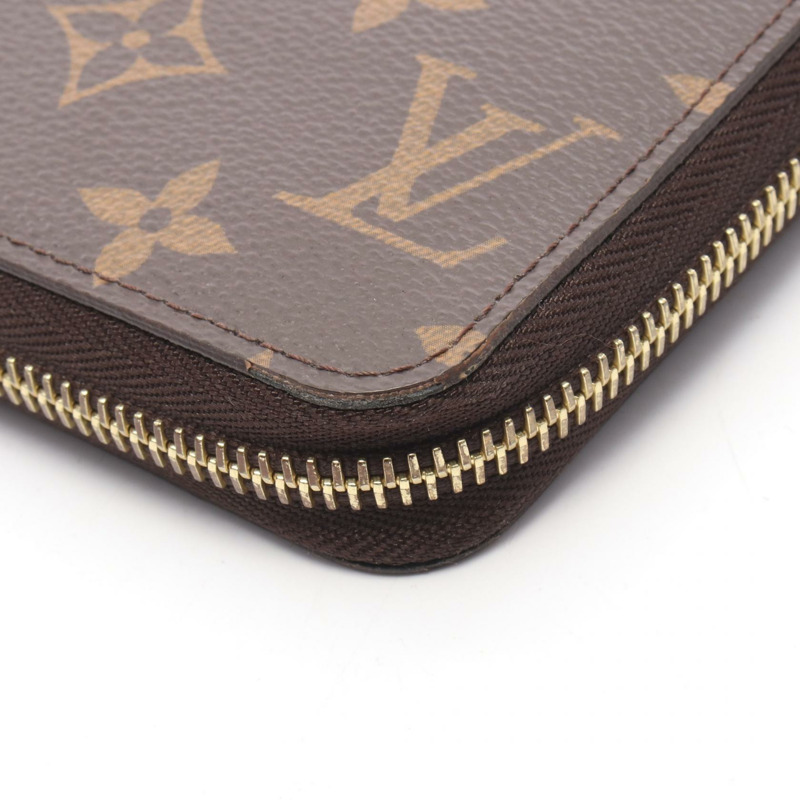 路易威登 Zippy 長版皮夾 M42616 Monogram 帆布棕色二手男女通用款 LV-5