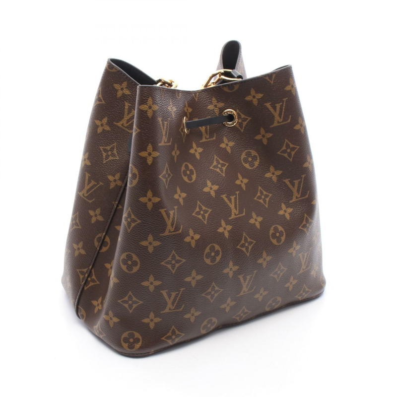 路易威登 NeoNoe 肩背包 M44020 Monogram 帆布 棕色 黑色 二手 LV-1