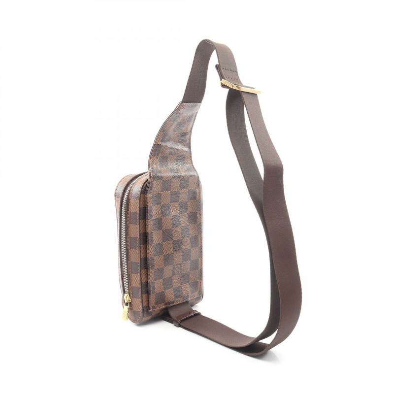 LOUIS VUITTON Geronimos 腰包斜背包 N51994 Damier 帆布 Ebene 二手 LV-1