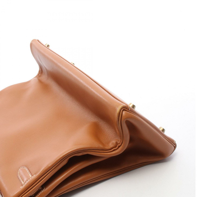 愛馬仕 Kelly 35 Sellier 內縫肩包，皮革材質，金色五金配件，二手 A-11