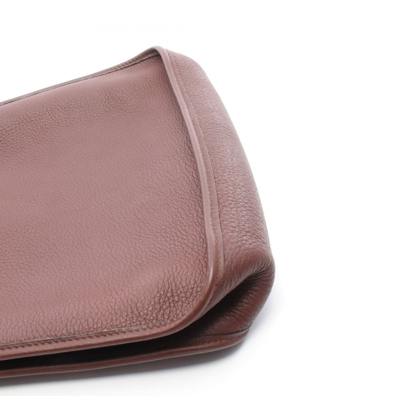 HERMES Vespa PM 單肩包 030237CC Togo 皮革 棕色 Noisette GHW 二手 A-5