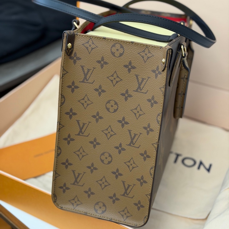 🌷新款芯片款！Louis Vuitton 路易威登 Onthego MM老花拚色 中號-2