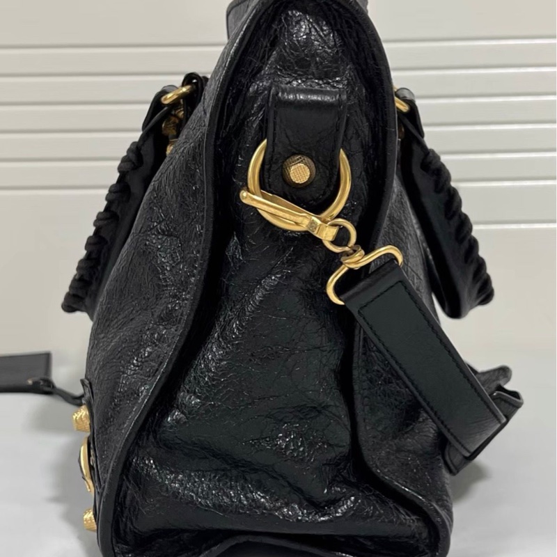 Balenciaga Classic city  Medium 黑金-3