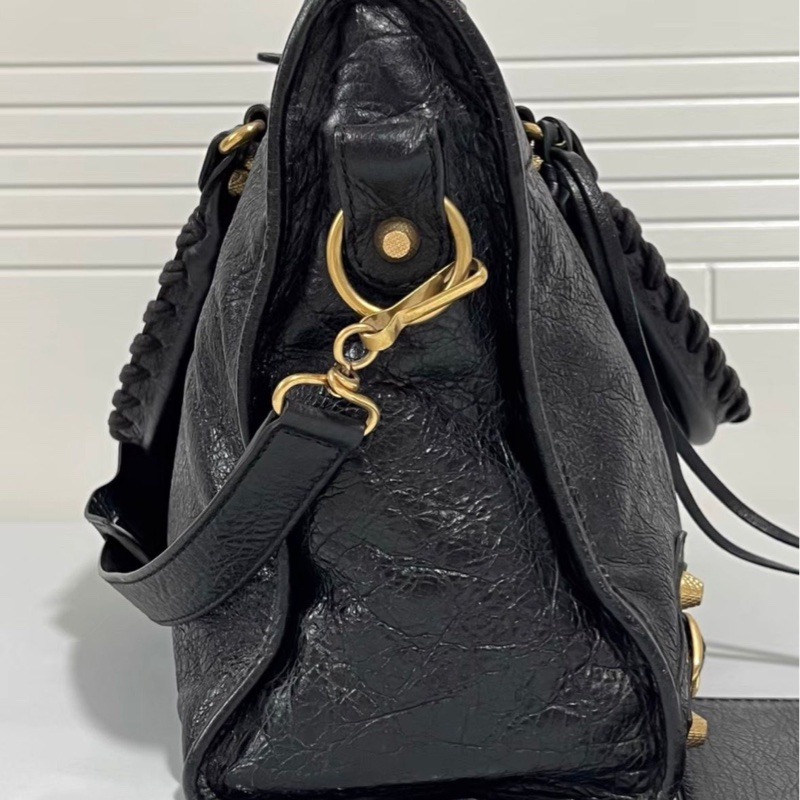 Balenciaga Classic city  Medium 黑金-4