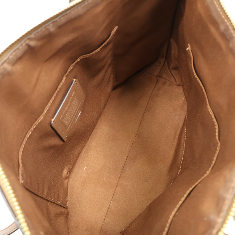 棕色 帆布 Zip Top Tote  手提包【COACH 寇馳】 4455-2
